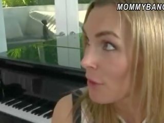 Boy kejiret her gf allie kurang ajar her hot piano guru