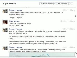 هندي ليس شقيق rohan الملاعين أخت riya في facebook دردشة